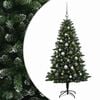vidaXL Sztuczna choinka z bombkami 120 cm 150 LED Ciepła biel