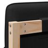 vidaXL Tapicerowane wezgłowie Z zagł&oacute;wkiem Brązowy i czarny 200 cm