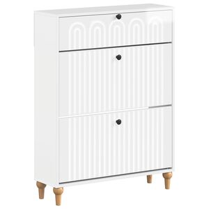 vidaXL Szafka na buty ALKMAAR 78 x 24 x 103 cm Drewno inżynieryjne
