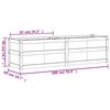 vidaXL Donica ogrodowa, 180x50x50 cm, lite drewno sosnowe