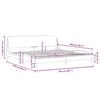 vidaXL Rama ł&oacute;żka, Dover, jasnoszara, 200x200 cm, aksamitna