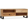 vidaXL Szafka pod telewizor, lite drewno mango, 120 x 30 x 40 cm