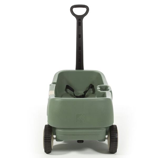 Step2 Kids Wózek ręczny dla dzieci Wagon for Two Plus, zielony