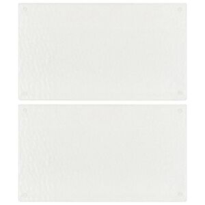 vidaXL Deski do krojenia 2 szt., szkło hartowane z motywem bąbelk&oacute;w