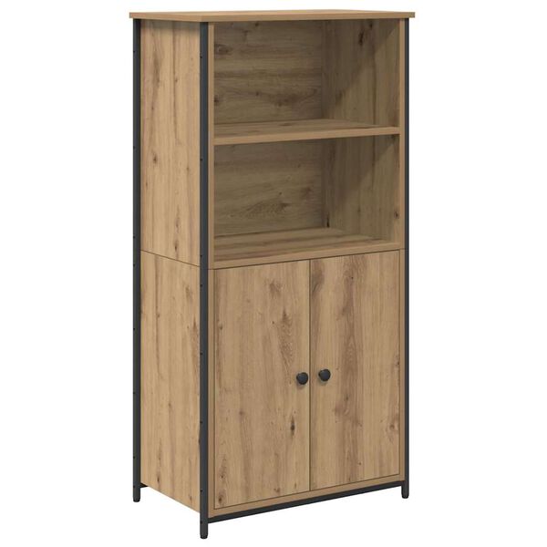 vidaXL Highboard Dąb rzemieślniczy 62 x 36 x 121,5 cm