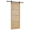 vidaXL Drzwi przesuwne ORKDAL naturalny 83 x 211 cm