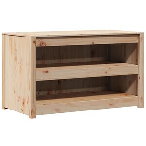 vidaXL Szafka kuchenna Brązowy 106 x 55 x 64 cm Lite drewno sosnowe