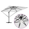 vidaXL Parasol Roma Beżowy 286 x 285 x 270 cm Aluminium i Poliester