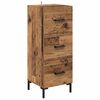 vidaXL Highboard z szufladą Stare drewno 69,5 x 34 x 180 cm