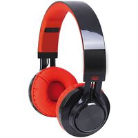 Trevi Słuchawki stereo DJ 1300 BTR, z Bluetooth, czerwone, TR-018