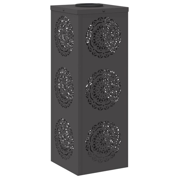 vidaXL Słoneczna LED lampa na ścieżkę 2 pcs Czarny