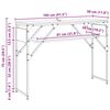 vidaXL StolikKonsolowy Czarny Dąb 105x30x75cm Materiał drewnopochodny