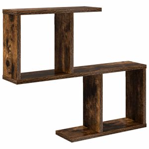 vidaXL P&oacute;łka ścienna Dąb wędzony 60 x 12 x 50,5 cm Drewno inżynieryjne
