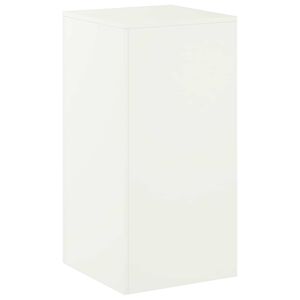 vidaXL Stojak na rośliny Biały 40 x 40 x 80 cm Stal
