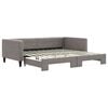 vidaXL Sofa rozsuwana, kolor taupe, 100x200 cm, tkanina
