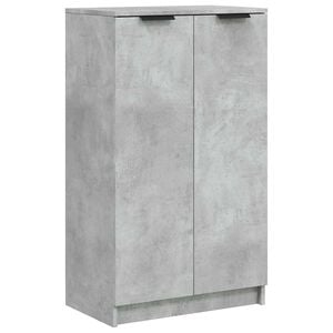 vidaXL Szafka na buty, szarość betonu, 59x35x100,5 cm