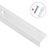 vidaXL Listwy schodowe w kształcie litery L 15 szt. Aluminium 100 cm