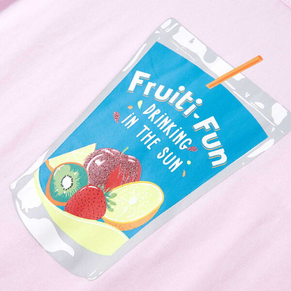 Koszulka dziecięca, delikatny r&oacute;ż, 140