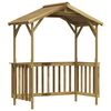 vidaXL Zadaszenie grilla, 163,5x93x210 cm, impregnowane drewno sosnowe