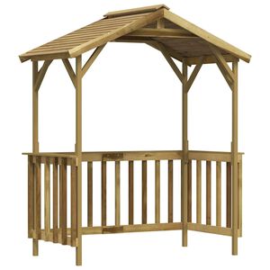 vidaXL Zadaszenie grilla, 163,5x93x210 cm, impregnowane drewno sosnowe