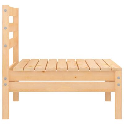 vidaXL Ogrodowa sofa środkowa, lite drewno sosnowe