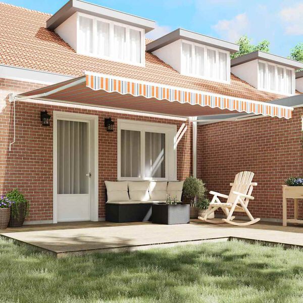 vidaXL Markiza zwijana Wielokolorowe 450 &times; 300 cm