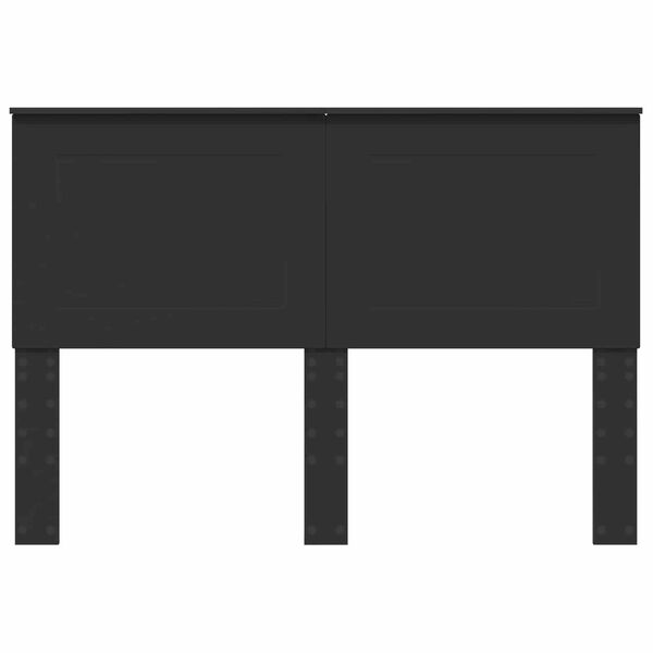 vidaXL Zagł&oacute;wek Czarny Dąb 160 cm Materiał drewnopochodny