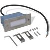 vidaXL Wpuszczane lampki schodowe LED, 6 sztuk, 44x111x56 mm