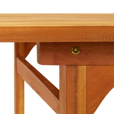 vidaXL Ogrodowy stół jadalniany, 280x90x75 cm, lite drewno akacjowe