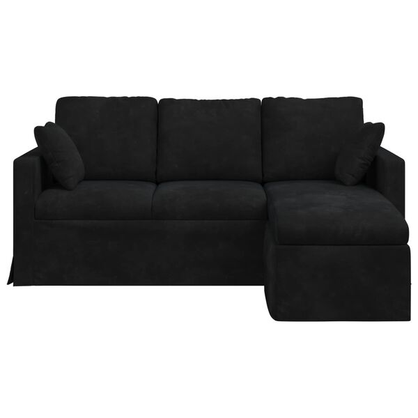 vidaXL Sofa Czarny