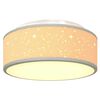 vidaXL Lampa Sufitowa Z reflektorami Szary 30 x 30 x 13,5 cm tkanina