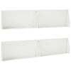 vidaXL Mur oporowy 4 szt. 100 x 12 x 30 cm Stal Biały