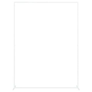 vidaXL Łuk Ślubny Biały 150 x 49,5 x 200 cm Stal