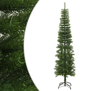vidaXL Sztuczna, smukła choinka ze stojakiem, 240 cm, PE