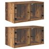 vidaXL Szafki ścienne 2 szt. 68 x 37 x 35 cm Drewno inżynieryjne