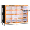 vidaXL Organizer z 16 średnimi szufladkami, 52x16x37 cm