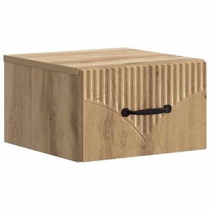 vidaXL Wisząca Szafka Nocna Dąb artisan 34,5 x 33 x 20 cm