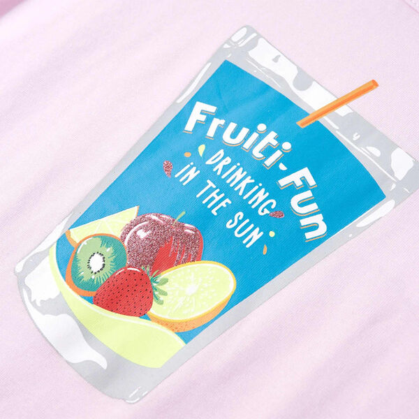 Koszulka dziecięca, delikatny róż, 116