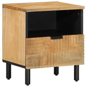 vidaXL Szafka nocna Brązowa 40x33x46 cm Drewno lite Mango
