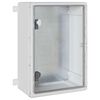 vidaXL Szafka sterownicza Szary 42 x 19,5 x 50 cm Plastik ABS