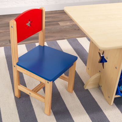 KidKraft Stolik dla dzieci z 2 krzesłami z gwiazdką
