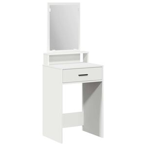 vidaXL Toaletka Biały 50 x 41 x 140 cm Drewno inżynieryjne