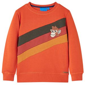 Bluza dziecięca, pomarańczowa, 92