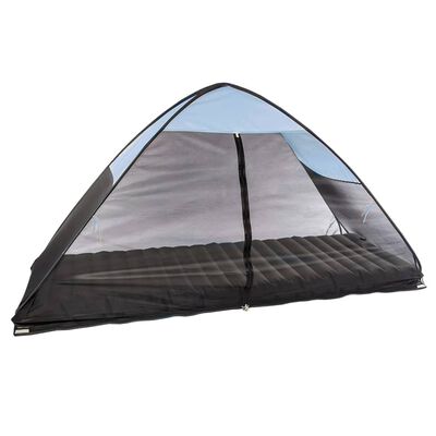 DERYAN Moskitiera namiot pop-up na łóżko, 200x90x110 cm, niebieska