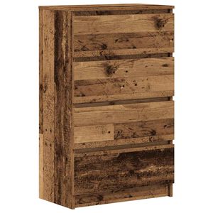 vidaXL Komoda Stare drewno 60x35x98,5 cm Drewno klejone