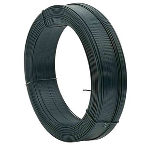 vidaXL Drut naciągowy do ogrodzenia, 250 m, 0,9/1,4 mm, stal, zielony