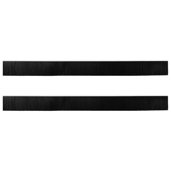 vidaXL Szczotki uszczelniające do drzwi samoprzylepne 2 pcs Biały