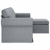vidaXL Sofa Jasnoszary