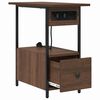 vidaXL Szafka Nocna z szufladą Brązowy dąb 60 x 30 x 61 cm