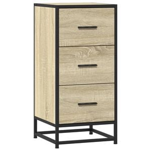 vidaXL Szafka, dąb sonoma, 35,5x35x76 cm, materiał drewnopochodny